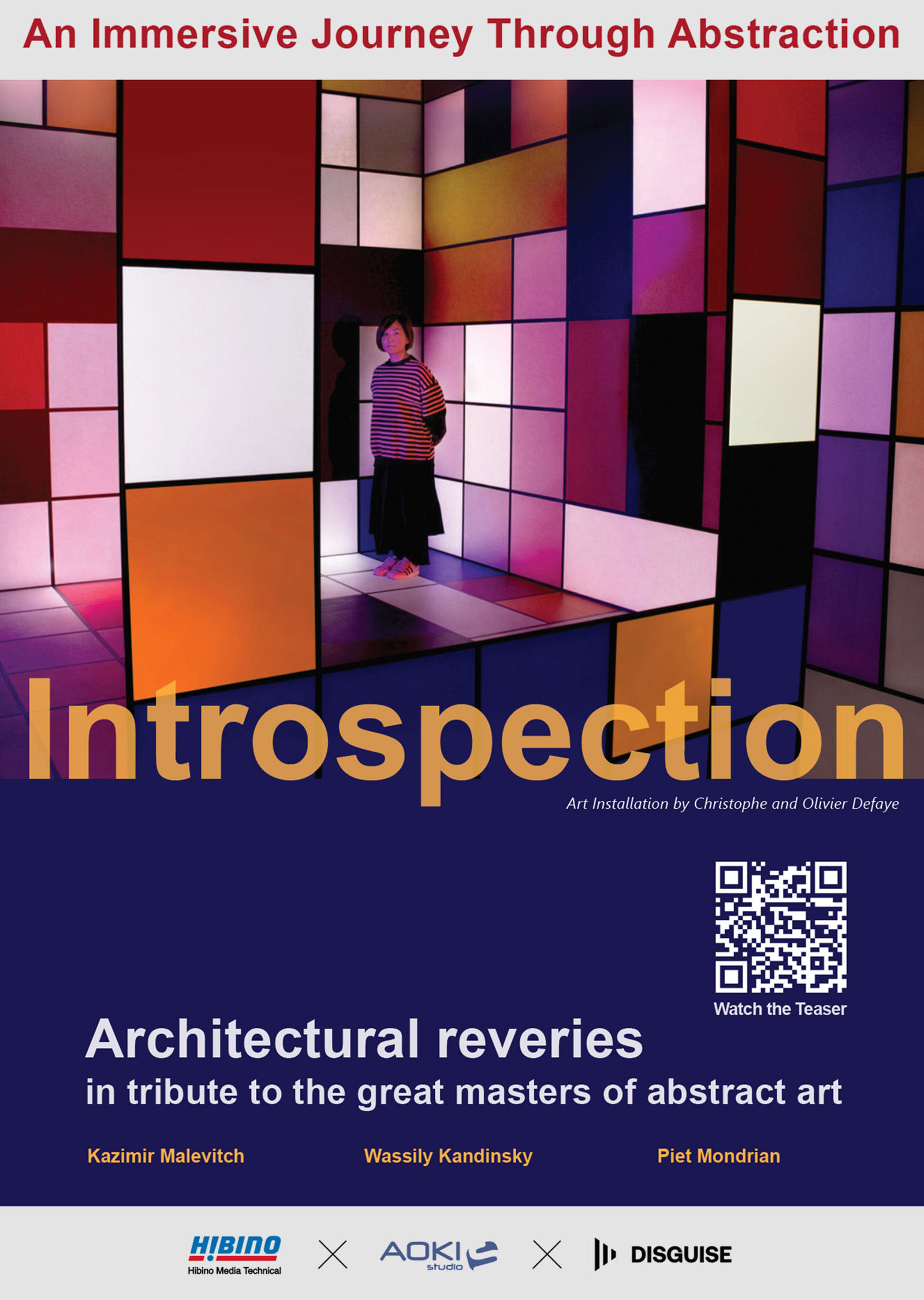 Poster of the Introspection installation